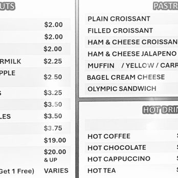 Olympic Donuts - Menu (July 30, 2026) - Donuts Near Me - Temple City, California Olympic Donuts - Menu (July 30, 2026) - Donuts Near Me - Temple City, California