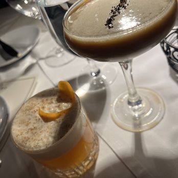 Bistro 218 - Caramel French Press Coffee Martini - French Near Me - Birmingham, Alabama