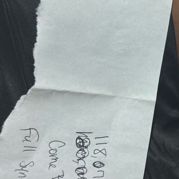 Midas - This is the receipt I was given when asked where was the sticker that usually is placed in our windshield after a oil change. - Auto Repair Near Me - Harriman, New York