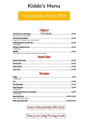 Menu photo 5 Kopper Kettle Topsham, ME