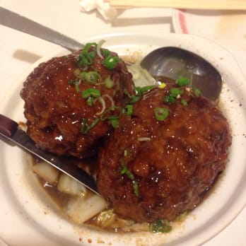 Jeff's Kitchen - "Lion's head"- Shanghai style braised meatballs. - Shanghainese Near Me - Walled Lake, Michigan Jeff's Kitchen - "Lion's head"- Shanghai style braised meatballs. - Shanghainese Near Me - Walled Lake, Michigan