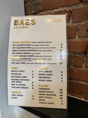 Menu photo 5 Bae's Fried Chicken Portland, OR Menu photo 5 Bae's Fried Chicken Portland, OR