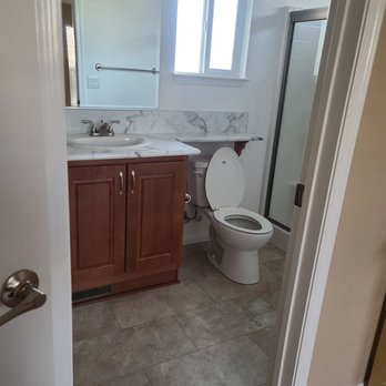 Wright's Handyman Service - Vinyl flooring in restroom by Wright's Handyman Service - Handyman Near Me