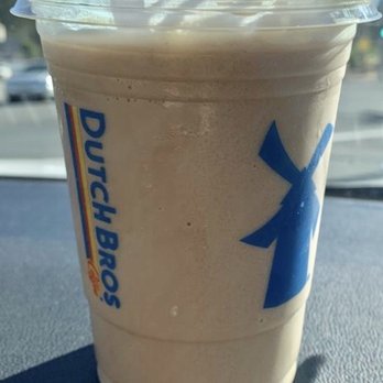 Dutch Bros Coffee - Soy latte on ice - Coffee & Tea Near Me - Fair Oaks, California Dutch Bros Coffee - Soy latte on ice - Coffee & Tea Near Me - Fair Oaks, California