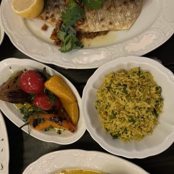 Suraya - Branzino came with rice - Lebanese Near Me - Philadelphia, Pennsylvania Suraya - Branzino came with rice - Lebanese Near Me - Philadelphia, Pennsylvania