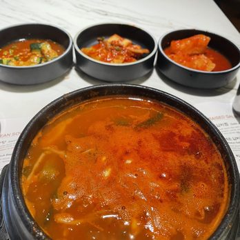 Kunjip - Gukbap & banchan (cucumber kimchi, reg kimchi, radish kimchi) - Korean Near Me - Santa Clara, California Kunjip - Gukbap & banchan (cucumber kimchi, reg kimchi, radish kimchi) - Korean Near Me - Santa Clara, California