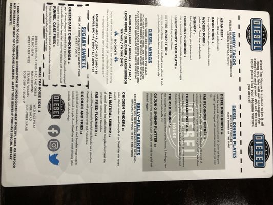 Menu photo 8 Diesel Tap House Buford, GA Menu photo 8 Diesel Tap House Buford, GA