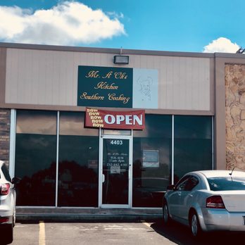 Mr A Ok's Kitchen - Outside entrance. Watch your step at the door. - Soul Food Near Me - San Antonio, Texas