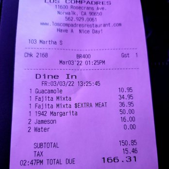Los Compadres - Lunch Damage. - Mexican Near Me - Norwalk, California Los Compadres - Lunch Damage. - Mexican Near Me - Norwalk, California