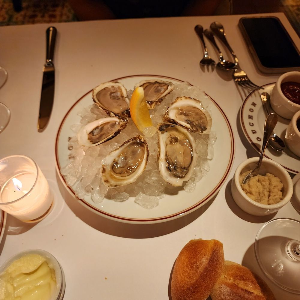 Bouchon Bistro - Mixed Oysters - French Near Me - Coral Gables, Florida