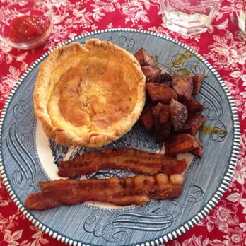 The Black Boar - A personal quiche with bacon and cheese. All the food was amazing! - Hotels Near Me - Ogunquit, Maine