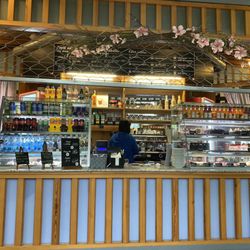 Petřínské sady - The café interior.