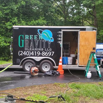 Green Gravity Cleaning - Their trailer, with all their equipment to help them do their magic. - Pressure Washers Near Me Green Gravity Cleaning - Their trailer, with all their equipment to help them do their magic. - Pressure Washers Near Me