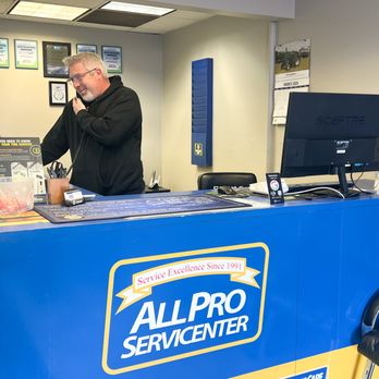 All Pro Servicenter - Friendly, personalized service at our front desk--ready to assist with all your auto care needs! - Auto Repair Near Me - West Des Moines, Iowa All Pro Servicenter - Friendly, personalized service at our front desk--ready to assist with all your auto care needs! - Auto Repair Near Me - West Des Moines, Iowa