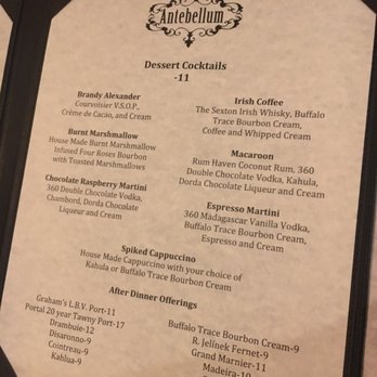 Antebellum - Dessert Menu - New American Near Me - Flowery Branch, Georgia Antebellum - Dessert Menu - New American Near Me - Flowery Branch, Georgia