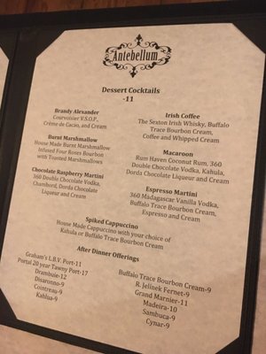 Menu photo 5 Antebellum Flowery Branch, GA