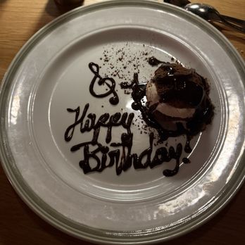 La Serre - Birthday dessert - French Near Me - Chicago, Illinois