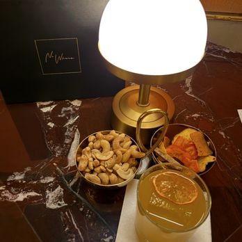 Nowhere Lounge - Stairway to Nowhere and complementary cashew and chips - Cocktail Bars Near Me - Las Vegas, Nevada