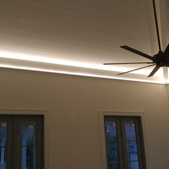 Off Grid Solutions - Ceiling fan and LED up lights - Electricians Near Me