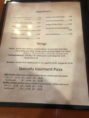 Menu photo 5 River's Bend Pizzeria & Grill Belle, MO