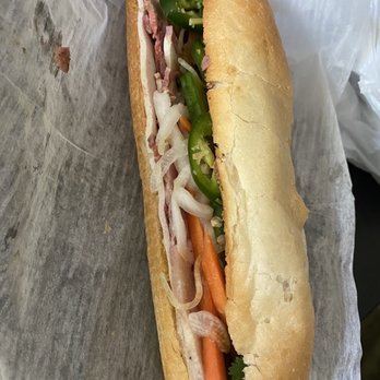 Banh Mi & Bubble Tea - Banh Mi Special (Dac Biet), with jalapeños - Bubble Tea Near Me - Cranston, Rhode Island