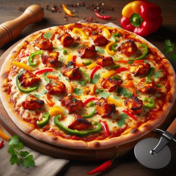 Pizza At Ridge - Chicken Tandoori Pizza - Pizza Near Me - Redmond, Washington