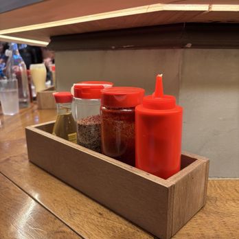 Satoshi Ramen Shop - condiments - Ramen Near Me - Burlingame, California