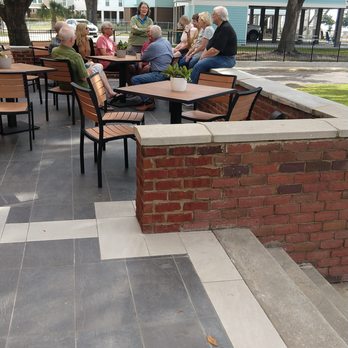 The Inn at Long Beach - Gathering on the front patio - Hotels Near Me - Long Beach, Mississippi