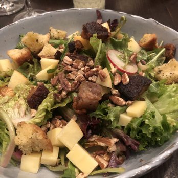 Famille - Salad Famille...the secret ingredient is bits of pork belly. Bon appetit! - New American Near Me - Westminster, Colorado Famille - Salad Famille...the secret ingredient is bits of pork belly. Bon appetit! - New American Near Me - Westminster, Colorado