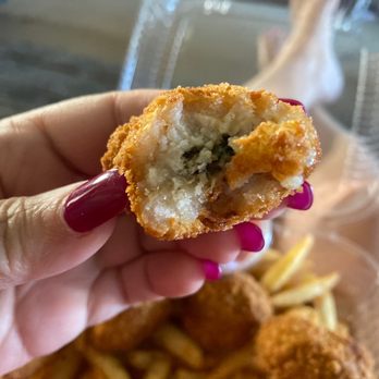 H.C. Seafood - Fried Oysters more like a ball of dough with a hint of oyster - Seafood Near Me - Oxnard, California H.C. Seafood - Fried Oysters more like a ball of dough with a hint of oyster - Seafood Near Me - Oxnard, California