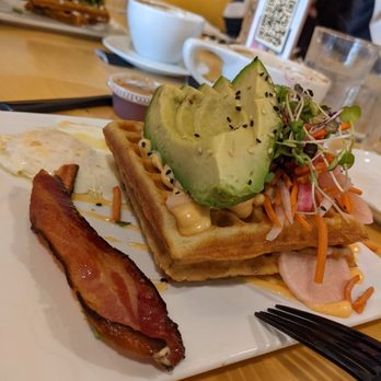 People’s Waffle - Bahn Mi. Nice flavors - Breakfast & Brunch Near Me - Spokane, Washington