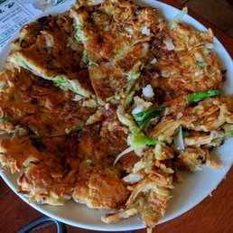 Seafood pancake