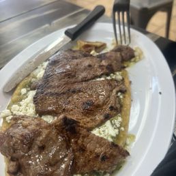 Huarache de asada Huarache de asada