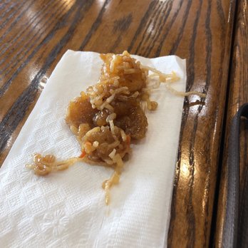 Pei Wei Asian Kitchen - "Honey seared chicken" with absolutely no chicken. All breading. - Asian Fusion Near Me - Tulsa, Oklahoma Pei Wei Asian Kitchen - "Honey seared chicken" with absolutely no chicken. All breading. - Asian Fusion Near Me - Tulsa, Oklahoma