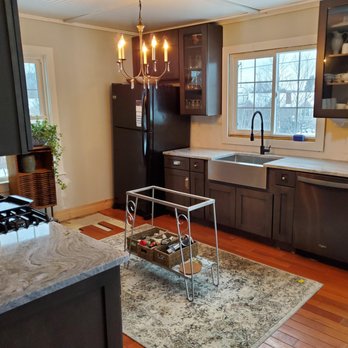 Phillips Quartz and Cabinets - a kitchen - Drywall Installation & Repair Near Me Phillips Quartz and Cabinets - a kitchen - Drywall Installation & Repair Near Me