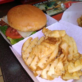 Chick-fil-A - Spicy chicken sandwich & French fries - Fast Food Near Me - Elmhurst, New York Chick-fil-A - Spicy chicken sandwich & French fries - Fast Food Near Me - Elmhurst, New York