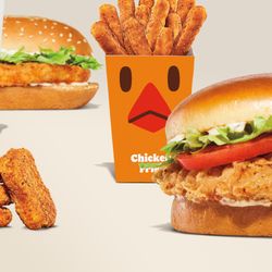 Burger King - Royal Crispy Sandwich, Chicken Fries, Chicken Nuggets, Original Chicken Sandwich, Drink