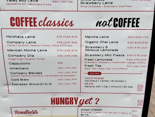 Menu photo 1 San Fernando Coffee Company Paramount, CA Menu photo 1 San Fernando Coffee Company Paramount, CA