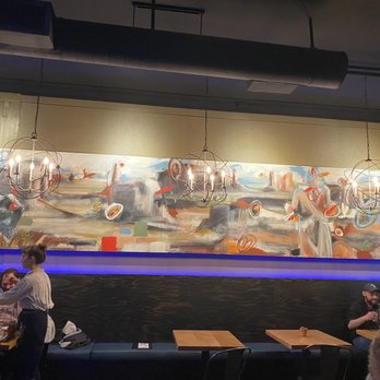 Salt and Board - Mural on the wall - Gastropubs Near Me - Albuquerque, New Mexico