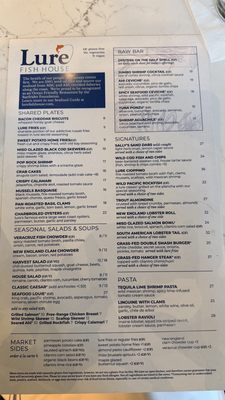 Menu photo 6 Lure Fish House San Luis Obispo, CA Menu photo 6 Lure Fish House San Luis Obispo, CA