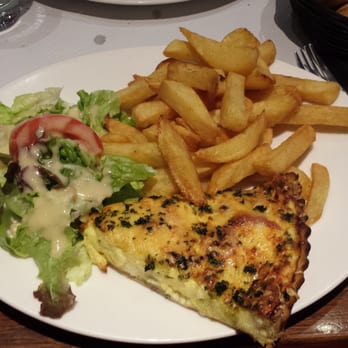 Au Gros Caillou - Goat cheese quiche - Restaurants Near Me - Paris, 75