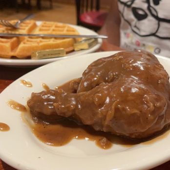 Amy Ruth's - Smothered Chicken with 2 Eggs - Southern Near Me - New York, New York