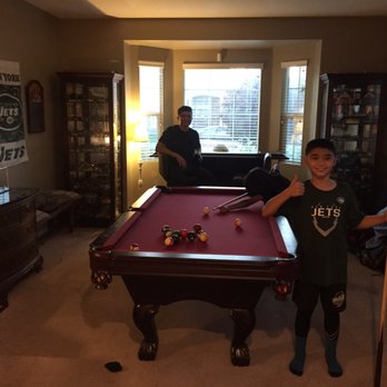 Billiard TEK - Our family could not be happier! Thank you Travis and son! - Pool & Billiards Near Me Billiard TEK - Our family could not be happier! Thank you Travis and son! - Pool & Billiards Near Me