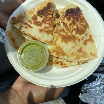 Carmelo's Tacos - Chicken Quesadilla, salsa verde - Tacos Near Me - Seattle, Washington Carmelo's Tacos - Chicken Quesadilla, salsa verde - Tacos Near Me - Seattle, Washington