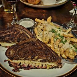 Zeppelins Bar & Grill - Rueben and Parmesan Fries