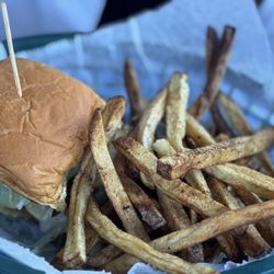 Art’s Place - Burger with fries