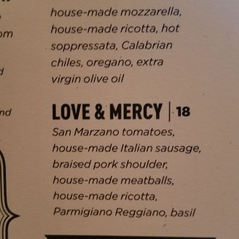 Porta - Menu says "pork shoulder, meatballs, sausage"...  None of that is on pizza! - Pizza Near Me - Jersey City, New Jersey