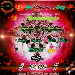 Brenda's Burgers - Valentine's special