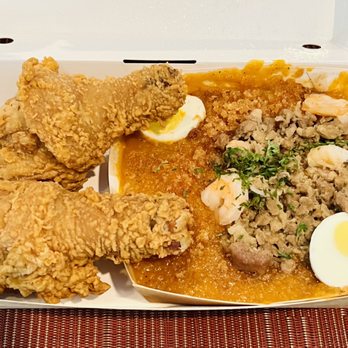 Jollibee - 2-pc Chickenjoy with Palabok Fiesta - Fast Food Near Me - Irvine, California Jollibee - 2-pc Chickenjoy with Palabok Fiesta - Fast Food Near Me - Irvine, California