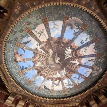 Casa Vicens - Painted dome ceiling - Landmarks & Historical Buildings Near Me - Barcelona, B